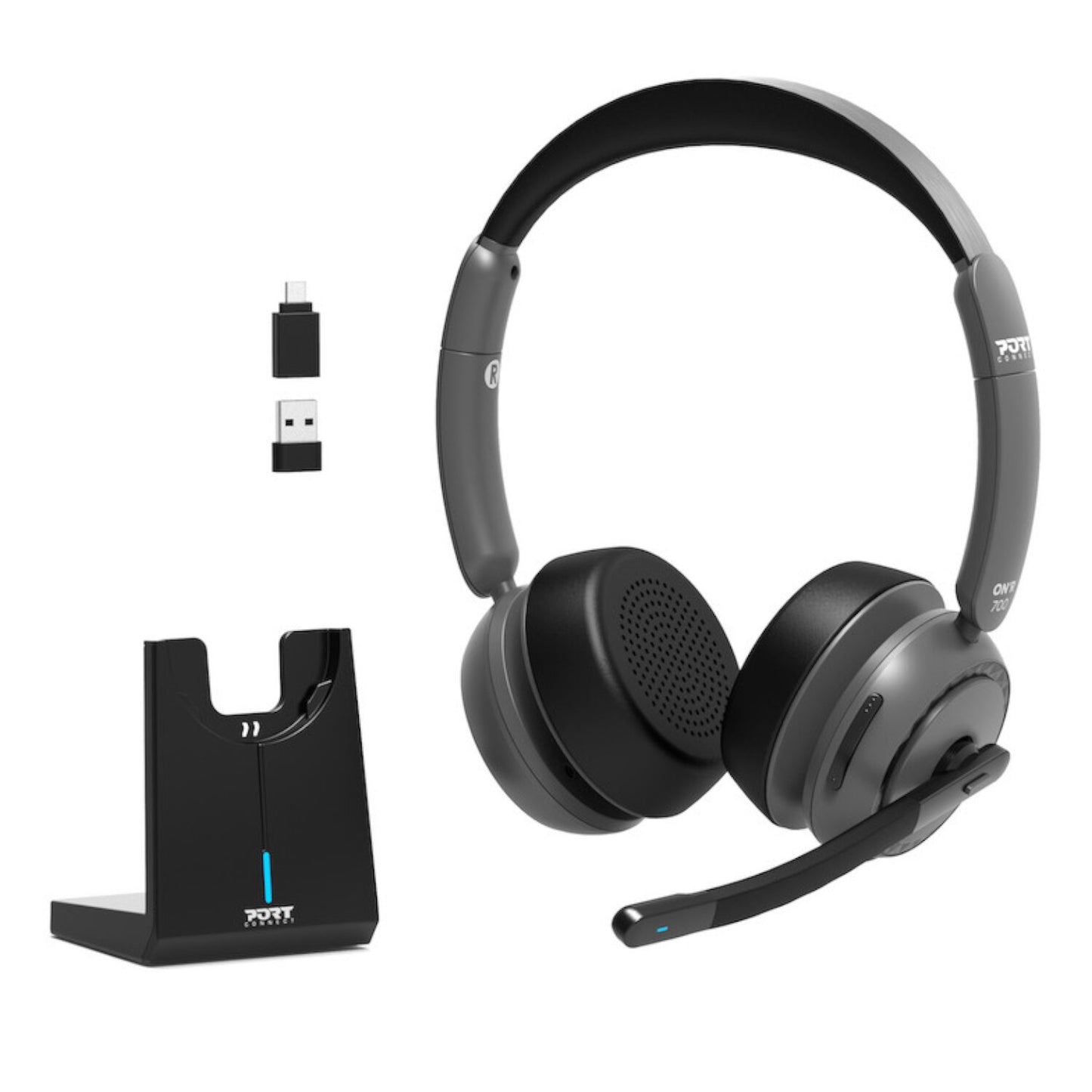 Port Connect ON’R 700 Bluetooth Wireless Headset with Noise Cancellation