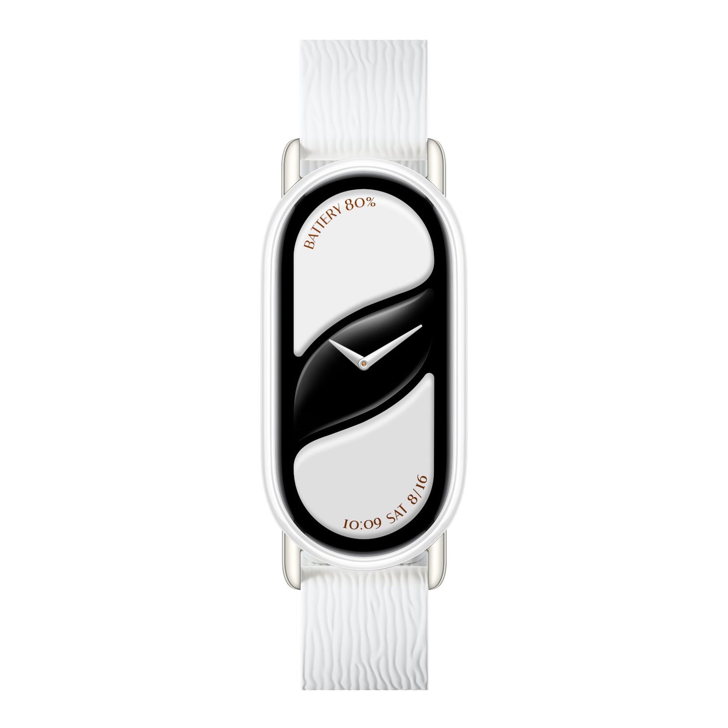 Xiaomi Smart Band 10 Magnetic Kona Leather Strap - Glacier White