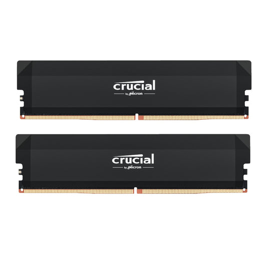 Crucial Pro DDR5 6000MHz 32GB Overclocking Memory Kit - Black
