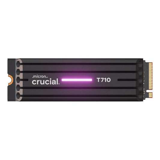 Crucial T710 2TB M.2 NVMe Gen5 NAND SSD with Heatsink