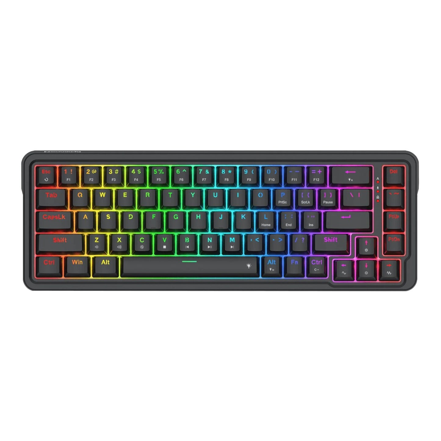 Redragon NOVA K709 65% Wired Gasket RGB Gaming Keyboard - Black